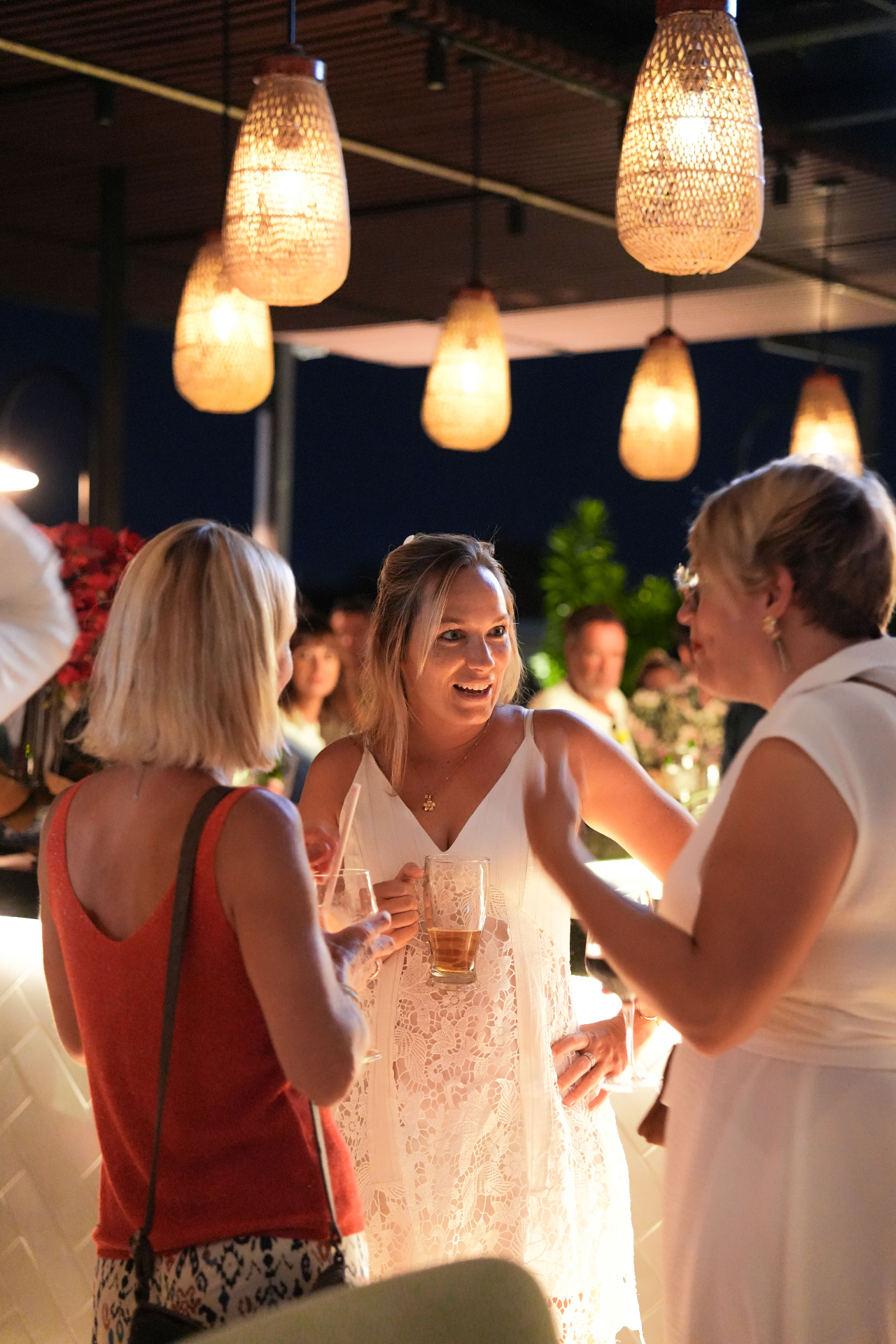 Guests enjoying an evening at De Maison Bali